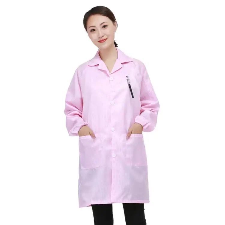 静电衣服防尘无尘工作服电子厂蓝色白色车间男女防静电大褂防护服|undefined