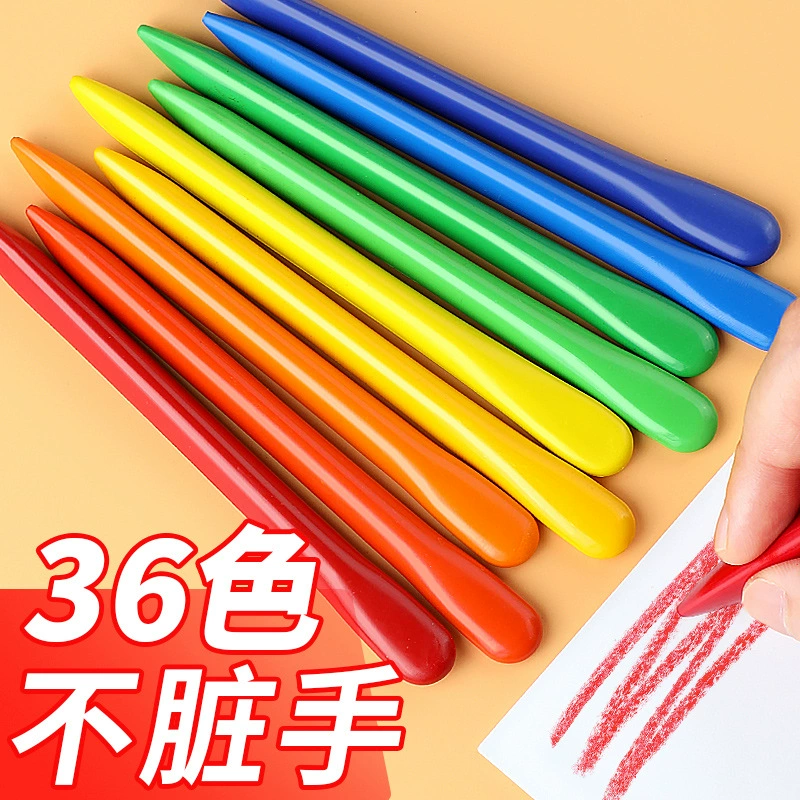 Без грязной руки Пластиковый мелок Треугольник Большая голова Картина маслом Палка Двойная голова Моющийся в штучной упаковке Детский костюм для детского сада оптом