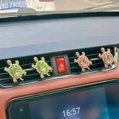 欧米の越境商品の自動車の風口の香薫はかわいいカメを挟んでドリルの車内の装飾の香片を入れて挟みます。