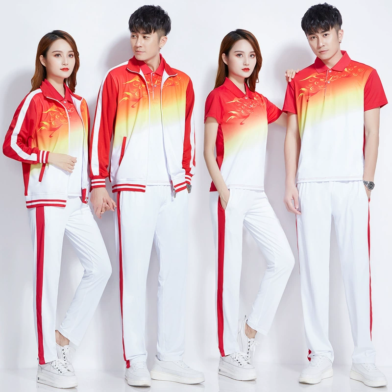 Квадратный танцевальный спортивный костюм Jiamusi, Женский весенне-осенний Летний походный костюм-тройка с длинными рукавами, Мужская одежда для ходьбы, школьная форма