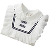 Thermal underwear, autumn children's long-sleeve, cotton jacket, spring bra top, white T-shirt, suitable for teen, western style, children's clothing