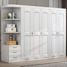 工厂直销白色衣柜实木衣柜家用卧室经济型简易大容量挂衣柜橱储物