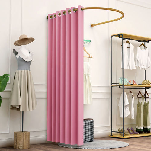 Cross-border shopping mall clothing store U-shaped fitting room simple changing room floor-standing convenient dressing room clothing display rack