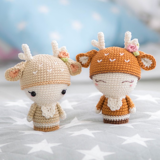 跨境新品DIY钩针编织玩偶材料包手工毛线动物迷你安妮摆件挂件