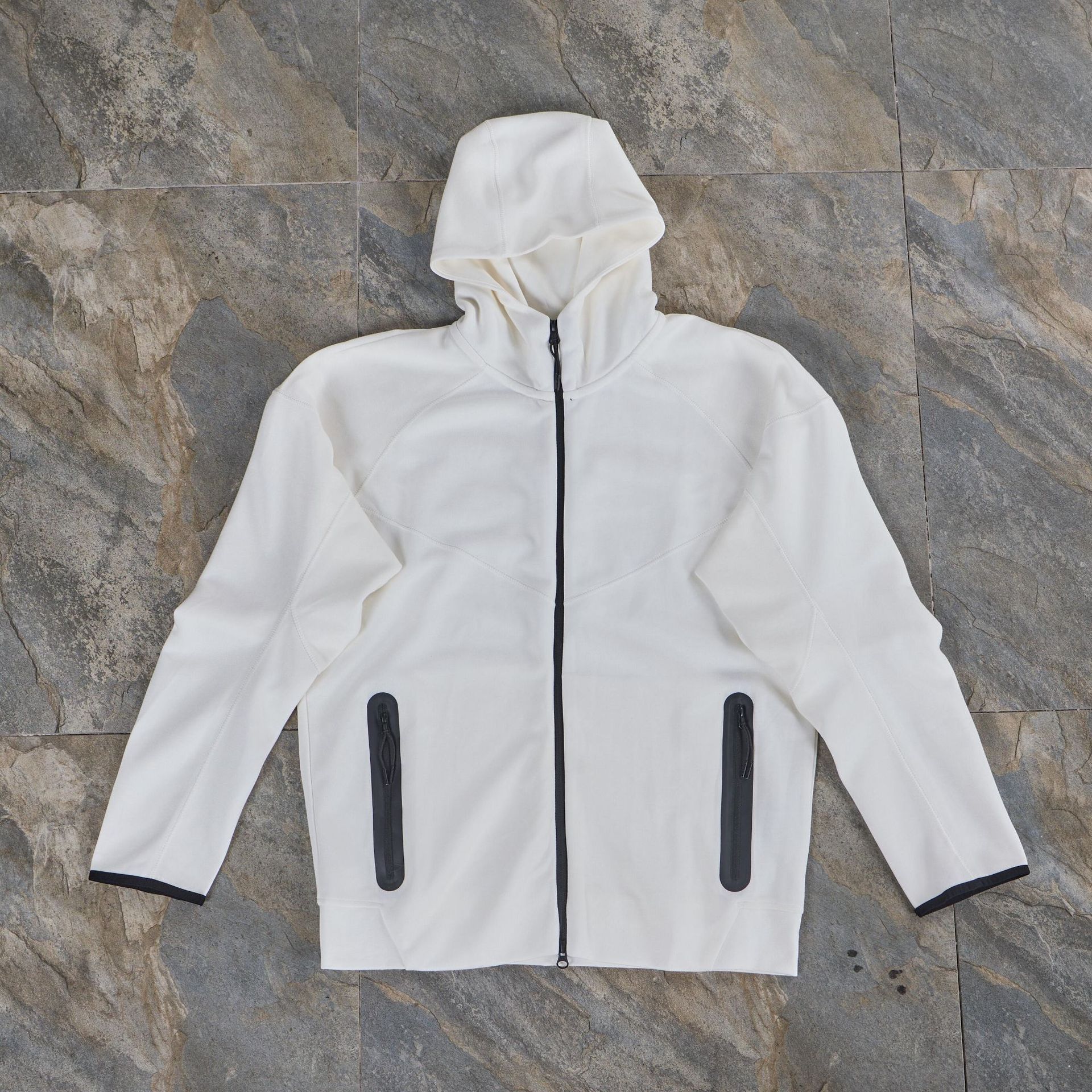 2025 hombre aire capa de algodón chaqueta primavera y otoño capa de entrenamiento a prueba de viento sombrero jersey deportivo cardigan