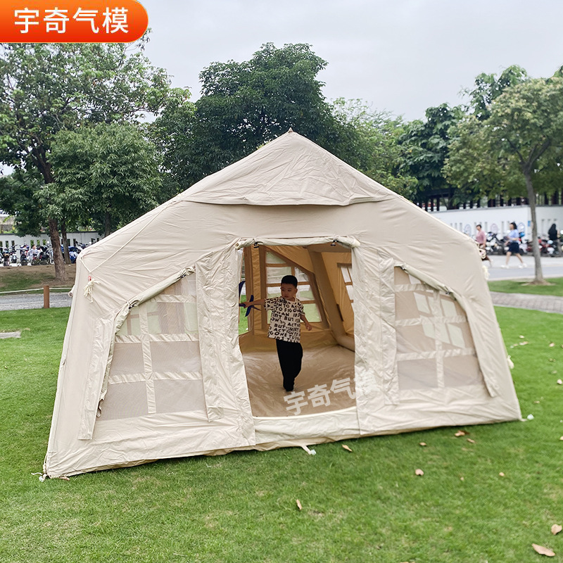 Tienda de campaña al aire libre del parque Tienda de campaña inflable de campamento de vacaciones de turismo portátil grueso al por mayor