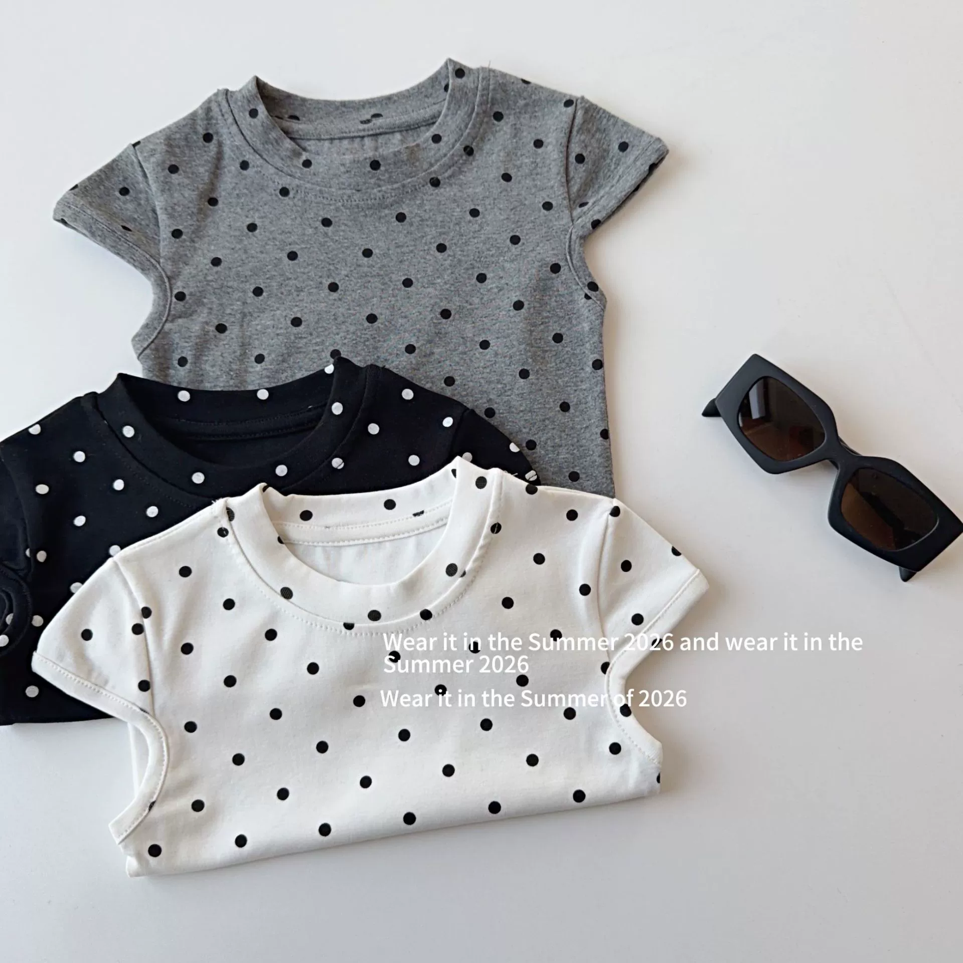 Детская футболка ретро с круглым воротом, с коротким рукавом, slim fit
