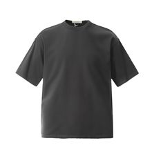 0227美式街头2025中性款纯色解构拼接高级感设计男式宽松短袖T恤