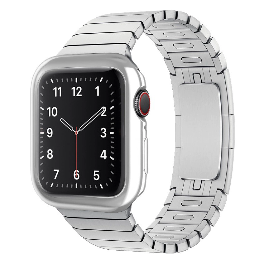 Подходит для чехла Apple Watch 10, защитного чехла Apple Watch 9, чехла из ТПУ с гальваническим покрытием для iWatch 8/7/6