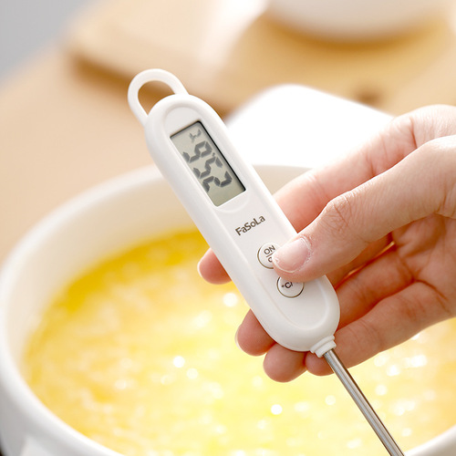 FaSoLa Water Thermometer Baby Bath Thermometer Kitchen Baking Oil Temperature Stainless Steel Thermometer Wholesale