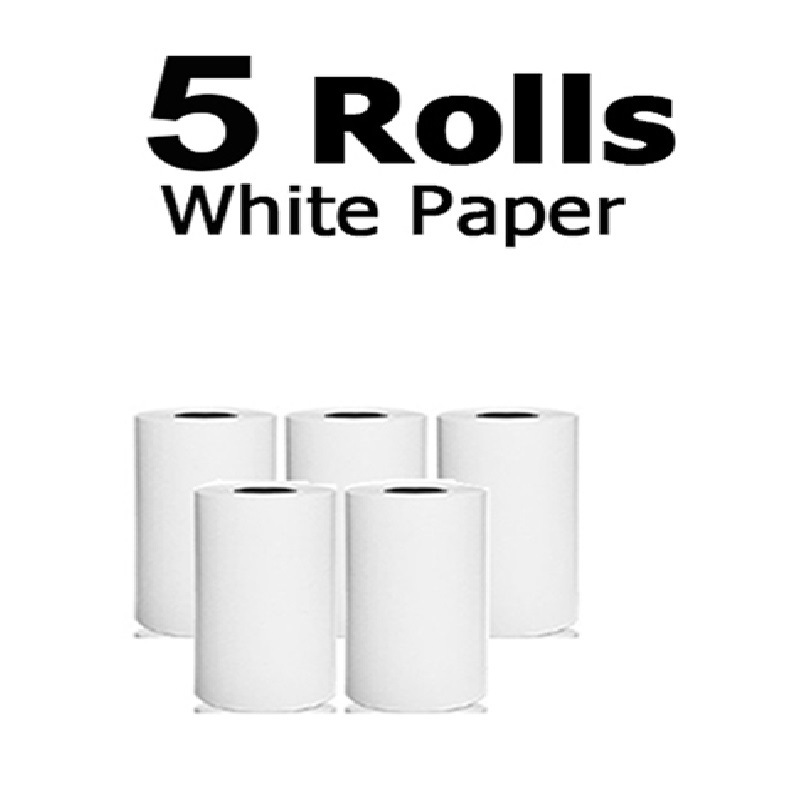 Impresora con corrección de errores, papel de impresión autoadhesivo, papel fotográfico transparente, papel para recibos sin núcleo, se puede pegar en tarjetas de memoria.