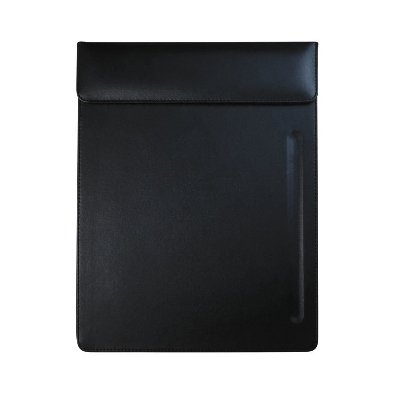 En stock Archivo de madera contrachapada A4 escritura se puede configurar con ranura de la pluma imitación cuero pu negocios Hotel Conferencia Mat menú clip