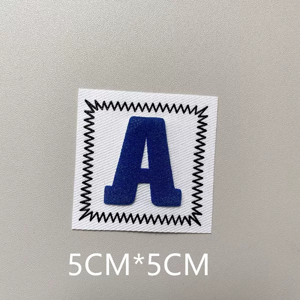 New three-dimensional letter A blue