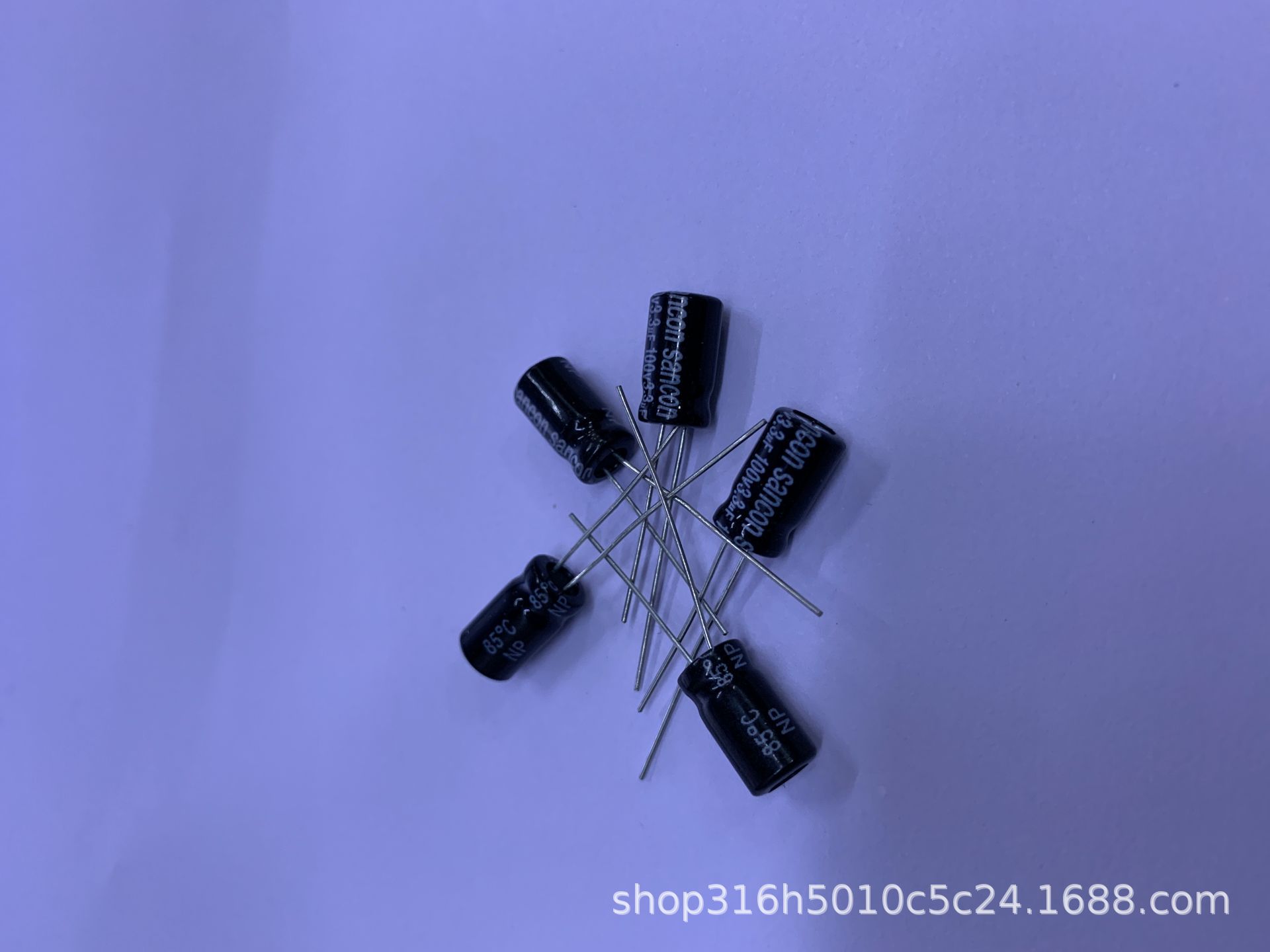 NP无极 100V3.3UF 6*12MM  50V4.7UF  100V4.7UF 8*12MM 电解电容