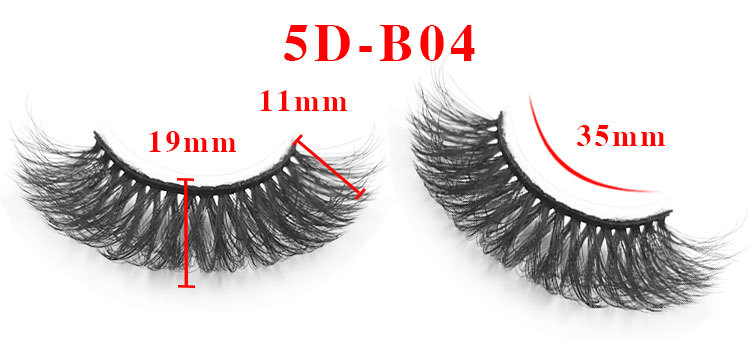 Butterfly Mixed 10 Pairs Three Dimensional 18mm Handmade False Eyelash display picture 4