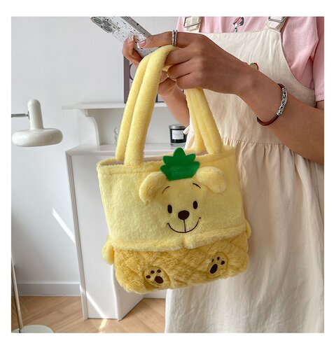 Small bag for women  new funny doll ugly cute bag Melody Kuromi three-eyed Winnie the Pooh shoulder bag