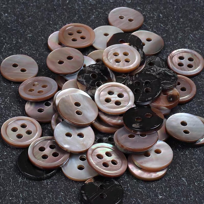 Spot Penguin Buttons Round Four Eyes Two Eyes Shell Button Shirt Button Cashmere Cardigan Sweater Button