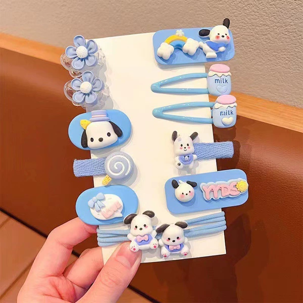 6#j65 blue flower 12 pieces