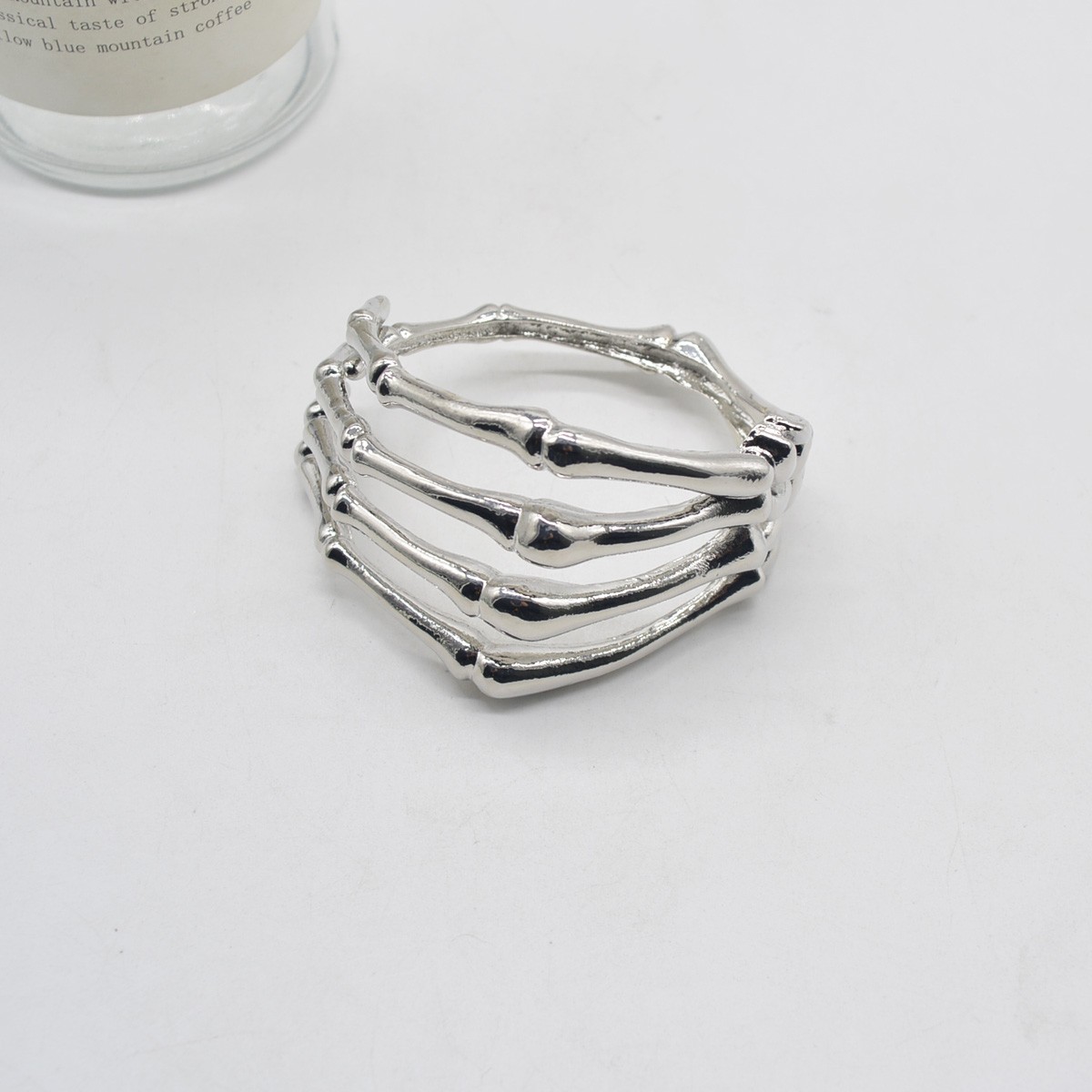 Hip-hop Cool Style Skull Alloy Metal Unisex Bangle display picture 9