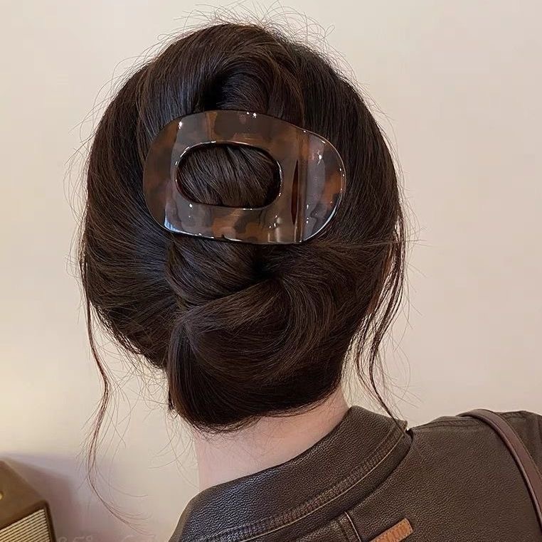 女性の後頭部の髪をまとめるためのレトロなスタイルのアワビのカーブヘアピン、大きなカモノハシクリップ、髪を傷つけないヘアピンヘアアクセサリー|undefined