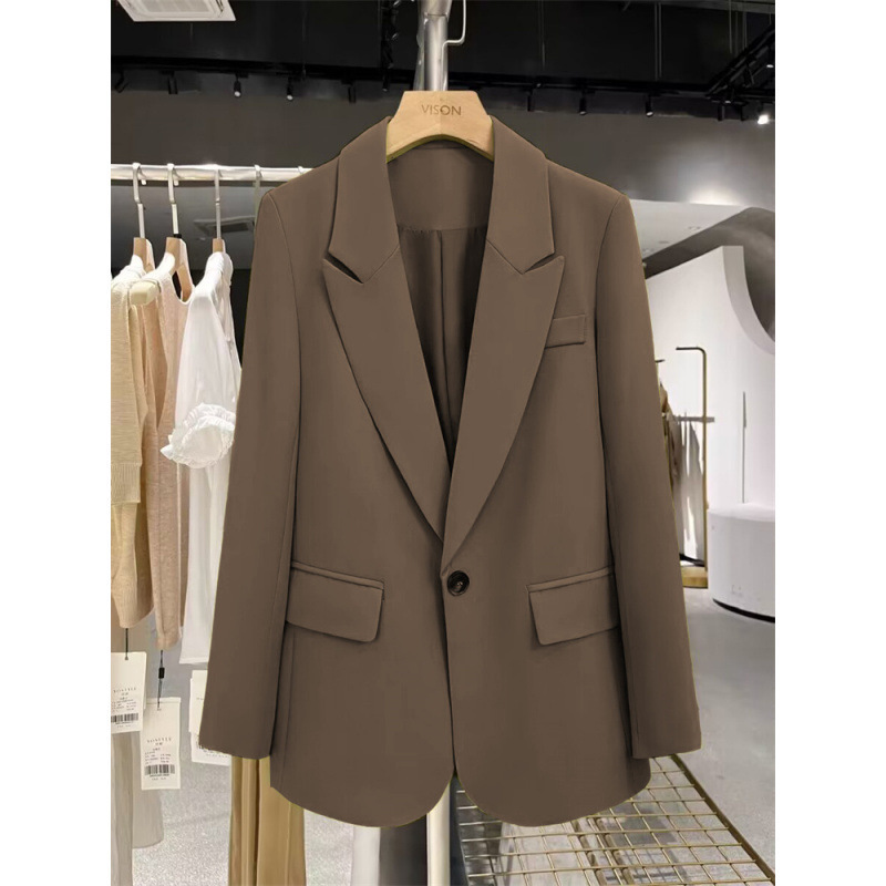 2026 New Spring and Autumn Blazer Korean Style British Fashion Elegant Versatile Trendy Plus-Size Suit