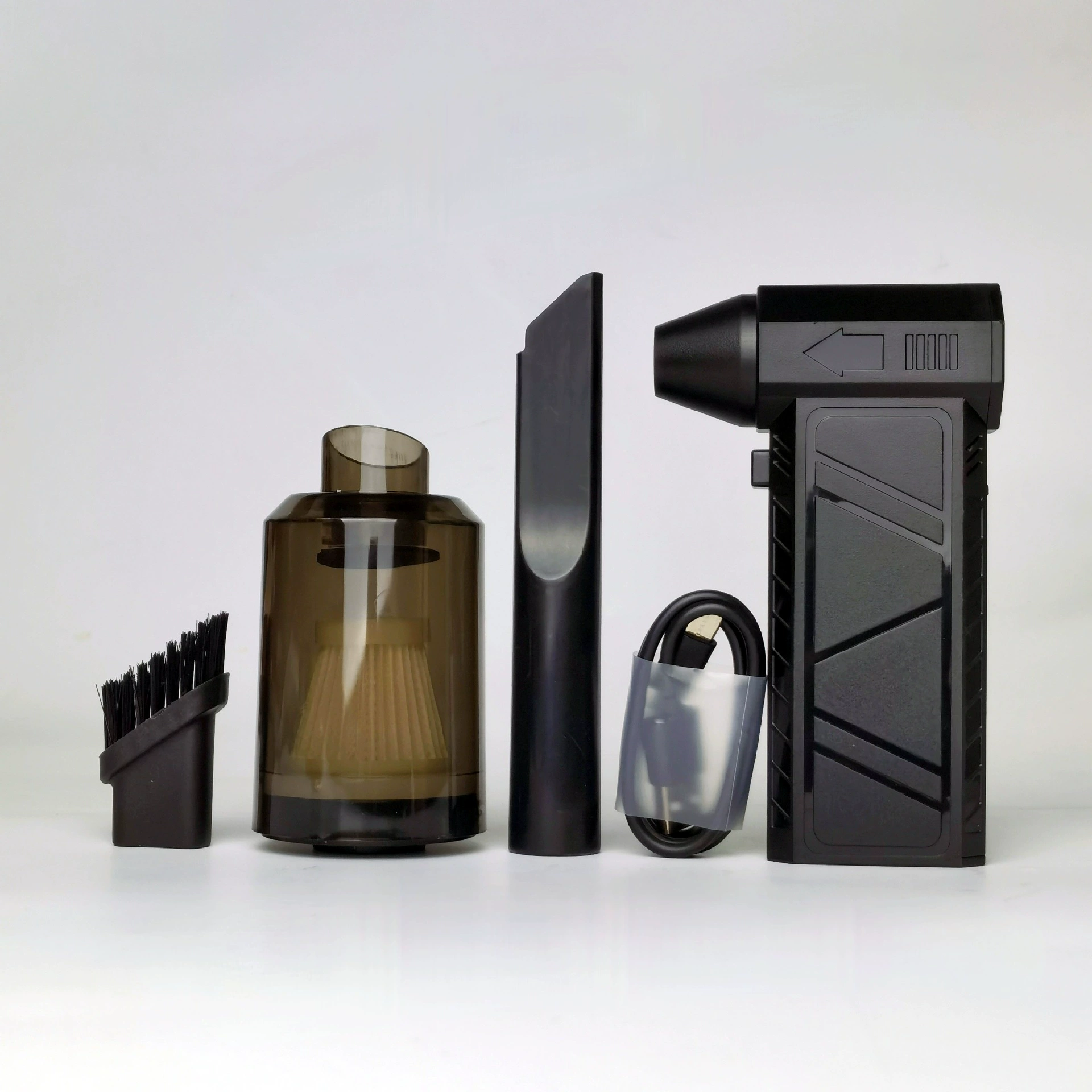 Новый мощный портативный вентилятор-турбина с USB-зарядкой, ручной, с функцией обдува и всасывания, двухрежимный вакуумный турбовентилятор