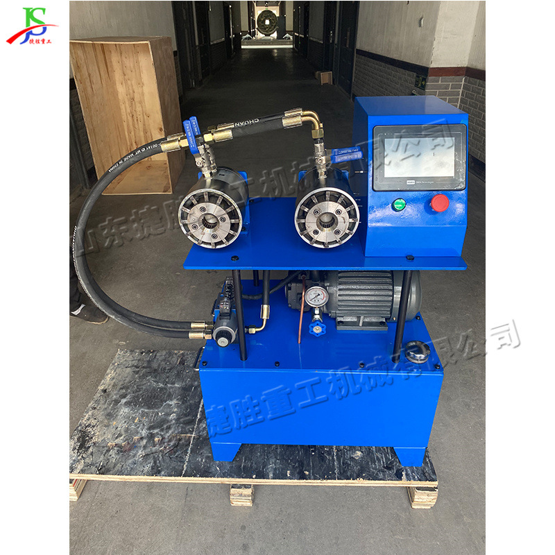 CNC eje flexible hebilla de prensa tubo de pulverización de agua tubo de baño tubo retráctil máquina de escritorio simple y doble cabeza PE máquina de presión de tubería