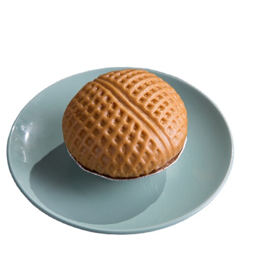 Broad-style restaurant snack school breakfast walnuts buns 6-pack tea house classic snack semi-frozen buns supply source
