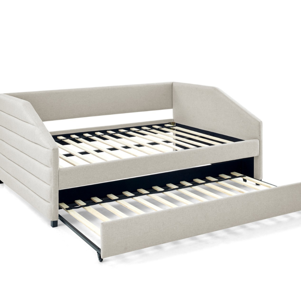 Cama de tela moderna y simple nórdica de lujo ligero pequeño paquete blando red dormitorio principal colchón de espuma de memoria cama doble