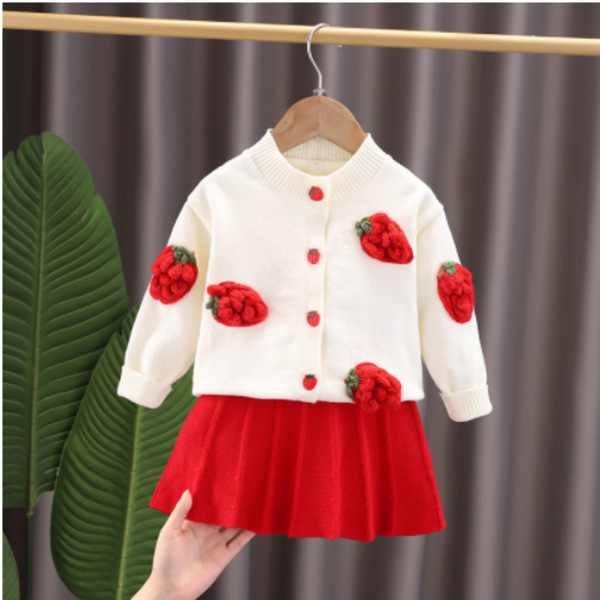 Children's knitted sweater dress