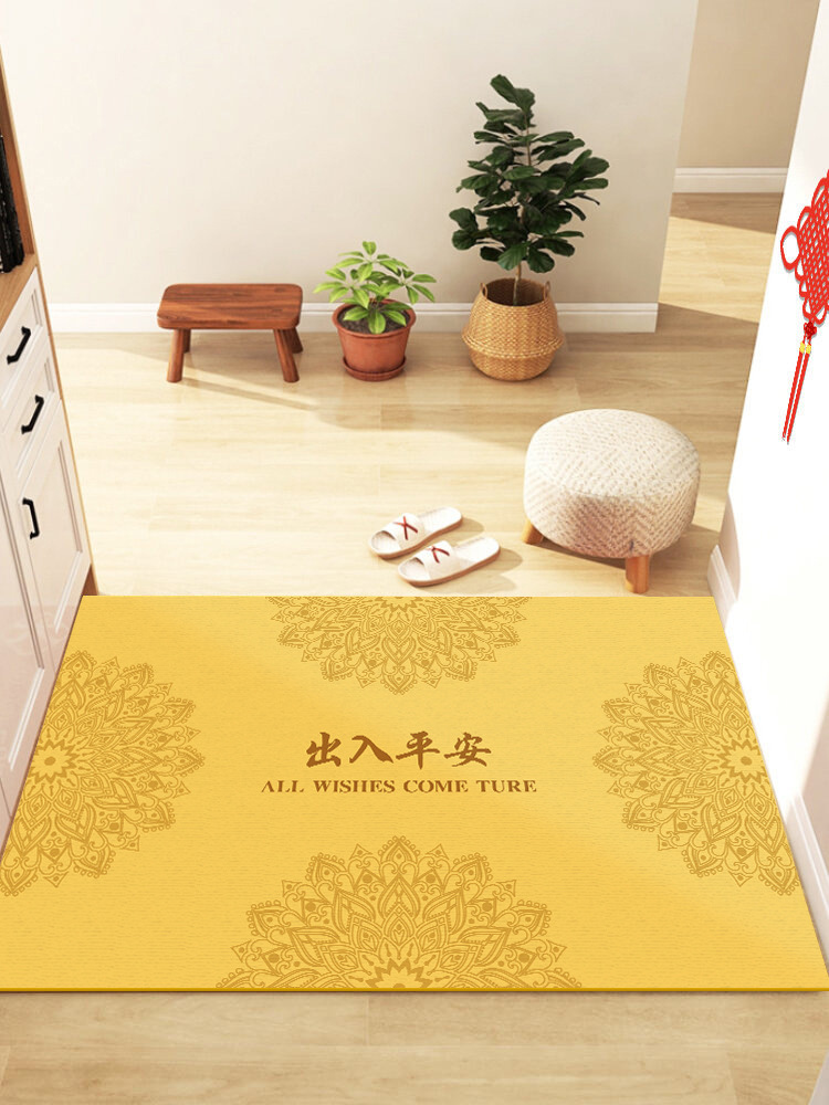 골든 도어 매트 풀 샵 입구 매트 축제 세척 가능한 바닥 매트 입구 미끄럼 방지 발 매트