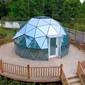 户外景区民宿玻璃球形帐篷豪华酒店活动展览全玻璃星空帐篷