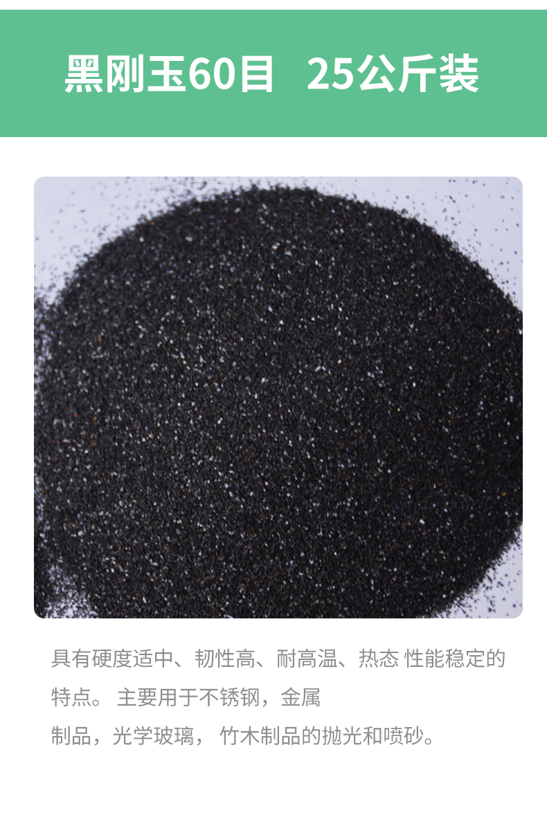 Corindón negro 25kg
