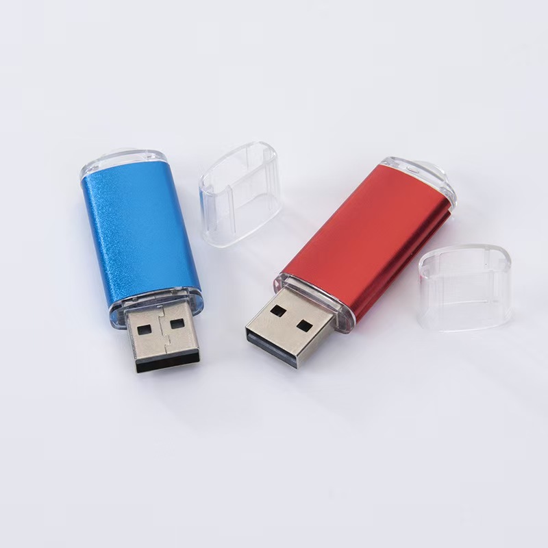 Memoria USB de colores brillantes al por mayor para licitación, 64 GB, grabado de logotipo personalizado creativo, pequeña capacidad, memoria USB de metal de alta velocidad 3.0 para regalo