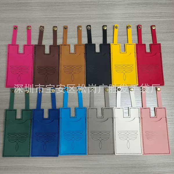 Cross-Border Spot Leather Boots Wallet Retro Snap Credit Card Holder Portable Hidden Rodeo Boots Wallet