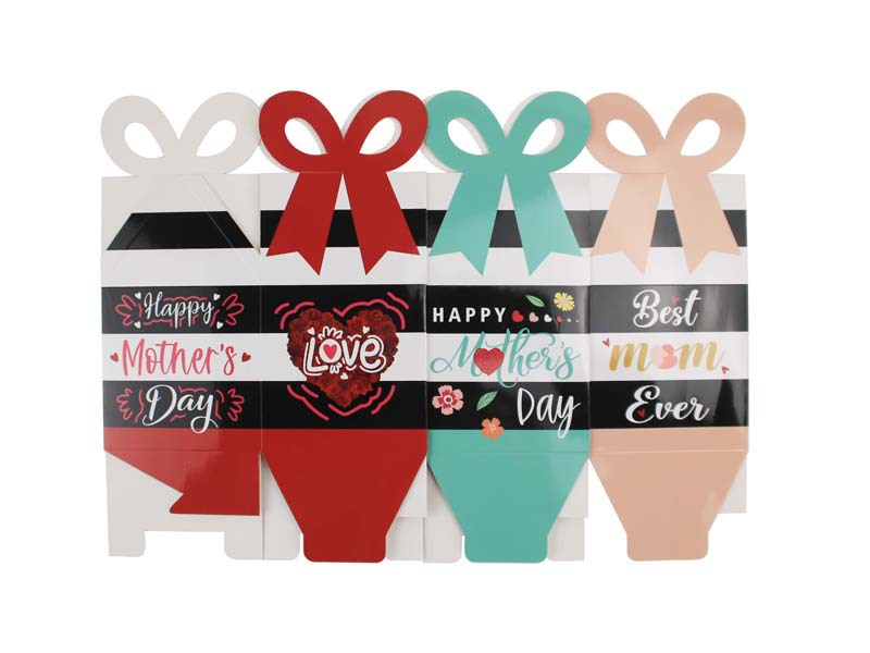 Gift Wrapping Supplies Event & Party Supplies Mother'S Day Letter Flower Bow Knot Paper Family Gathering Party Gift Wrapping Supplies Gift Wrapping Supplies 1 Piece