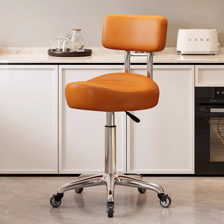 Silla de peluquería cómoda y sedentaria personalizada para cocinar, se puede levantar y bajar, caja registradora, taburete, silla de montar para cocinar en la cocina image 27