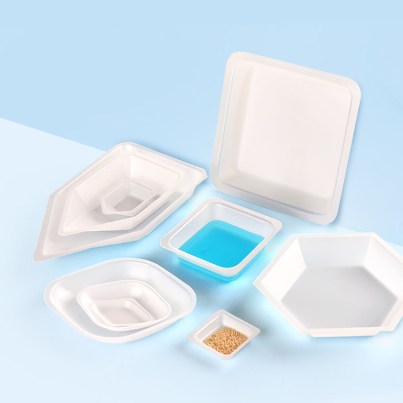 Square/Rhombus/Boat Shape/Weighing Dish Weighing Tray Weighing Boat Weighing Vessel Aluminum Plastic Plastic Antistatic