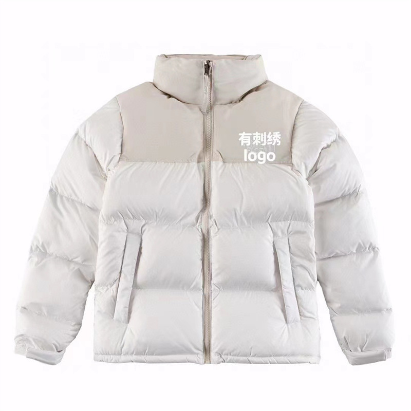 North Face down Jacket Tnf1996 Couple 90 White Duck down Versatile Waterproof Warm Embroidered Jacket Goose down Ski