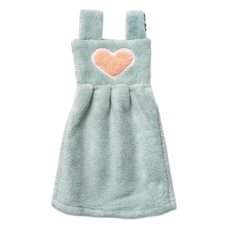 Lindo absorbente colgando Corea del Sur toalla de mano engrosada cocina de dibujos animados Toalla de mano seca Nordic baño niños