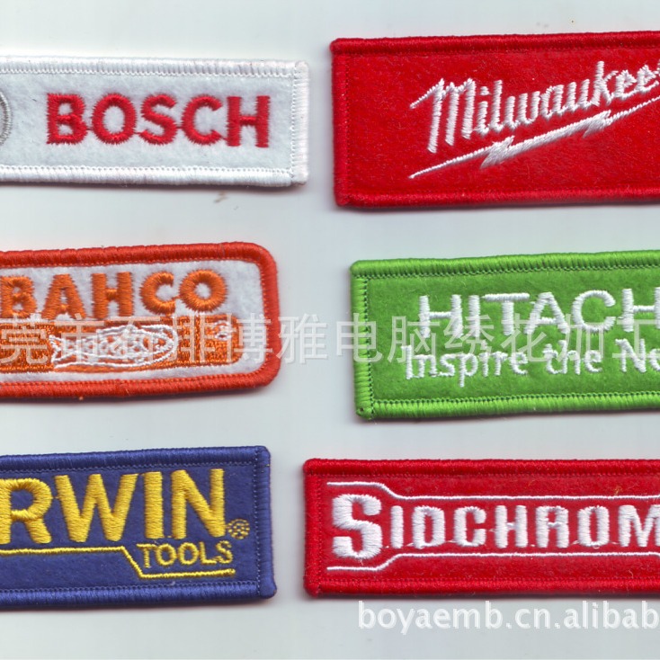 厂家供应 戟绒绣花章embroidery badges批发