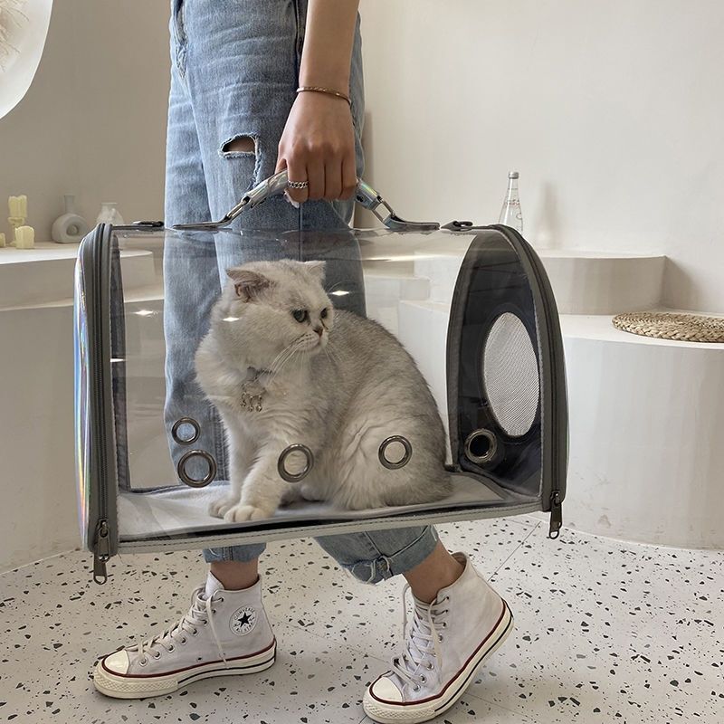 猫包透明外出便携包车载猫咪透气太空舱宠物背包手提斜挎猫笼子|undefined