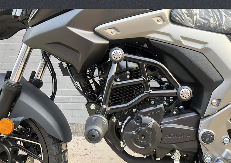Suitable for Haojue Dl150 Motorcycle Bumper, Full Surround Guard Bar, Rear Cargo Side Box Rack, Anti-Fall Racing Modification Parts
