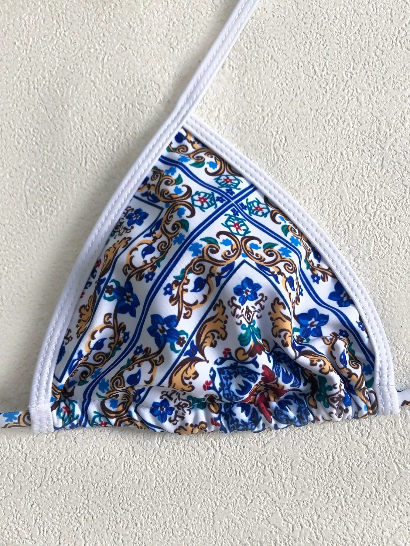 Пляжный купальник, набор с раздельными элементами, (кросс-бордер торговля), Amazon, цветочный принт