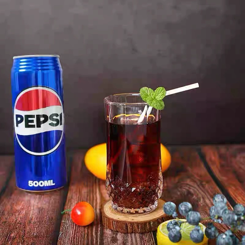Газированный кола (Pepsi), 500 мл, японский импорт, синяя банка