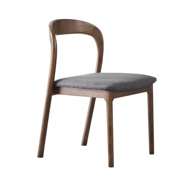 Mesa de comedor de hotel de caja de madera maciza cadena de restaurantes occidentales diseñadores de estilo antiguo asiento de tela de caña