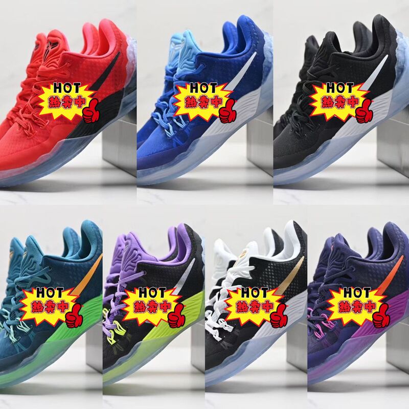 2024 Putian Destroy the World Pure Original Kobe Venom 5Th Generation Zk5 Men's Easiest for Match Air Cushion Anti-Slip Practical Basketball Shoes Casual
