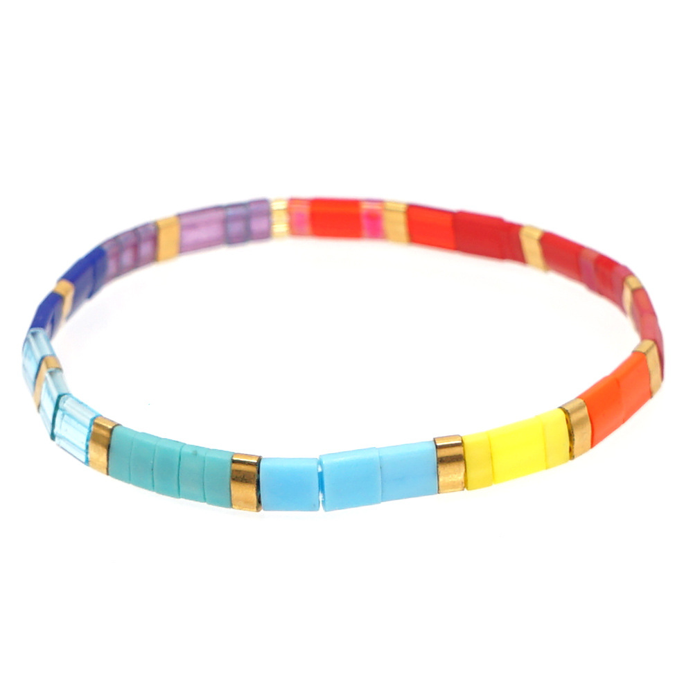 Nihaojewelry Wholesale Jewelry Simple Bohemian Multi-layered Woven Gold Beads Bracelets display picture 25