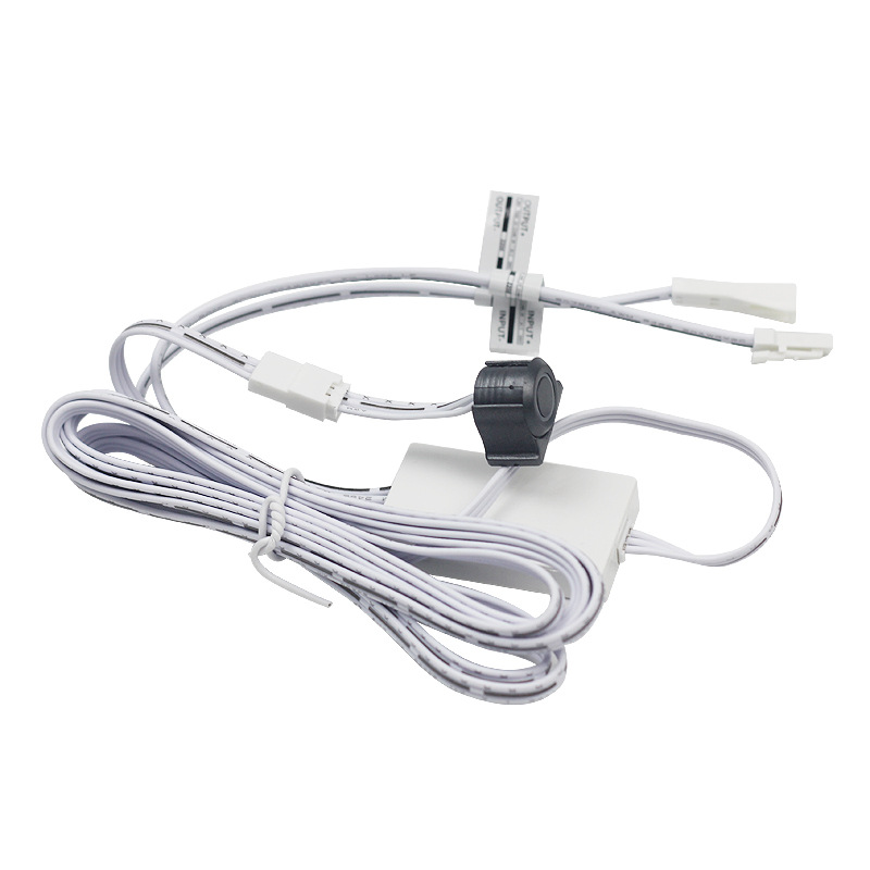 开孔12mm迷你探头可拆卸触摸感应开关橱柜衣柜12-24V灯带触摸开关