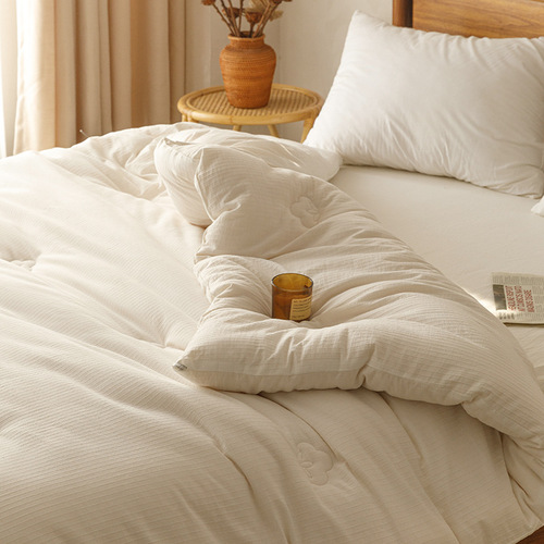 Japanese A-Class Cotton All-Cotton Spring, Summer, Autumn, Winter Quilt Four-Season Comforter Core Pure Cotton Thick Warm Blanket for Export to Japan